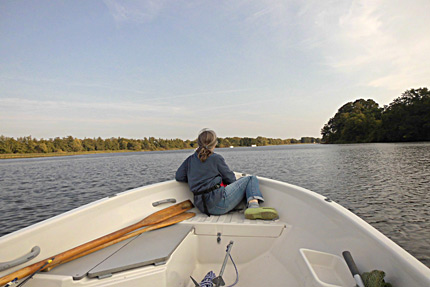 Angelplätze mit Boot